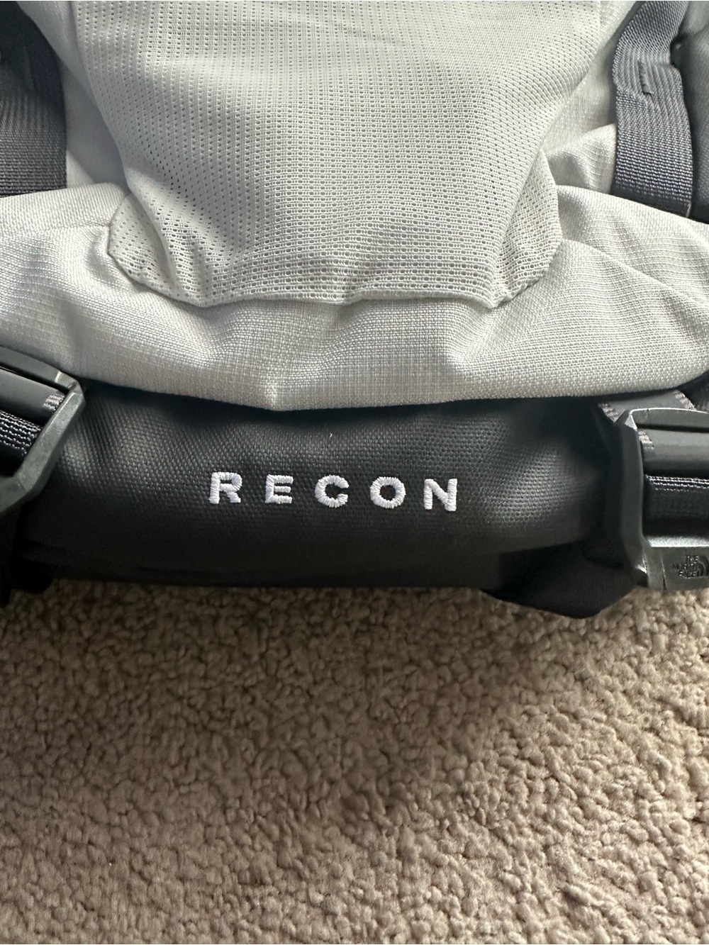 The North Face Surge Commuter Laptop Backpack - Light Gray and Black - Picture 7 of 16